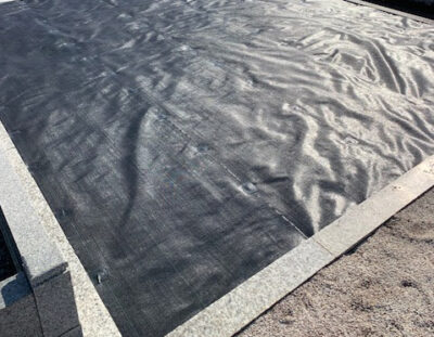 豊田市のお墓じまい防草シート